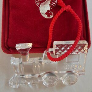 Waterford Crystal Memories Ornament 1999 Train 8th Edition